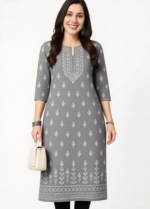 Muslim Kurt Women's Fashion Comfortable Turkish Abaya Sleeve Straight Tube Casual Ethnic Peacock Abito Donna Musulmana