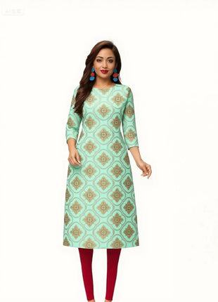 Muslim Women's Fashionable Comfortable Kurt Dress Slit hem Straight Tube Casual Ethnic Abaya Abito Donna Musulmana