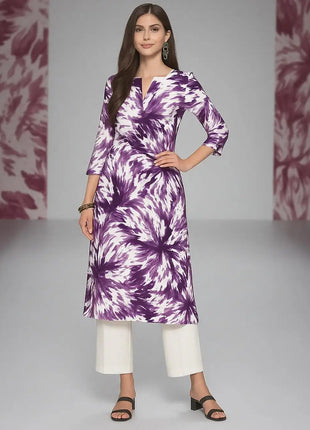 Muslim Kurtta women's Casual Fashion Dress Long Sleeved Straight Tube Casual Ethnic Flower Round Neck Regular Size Design Sense