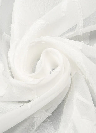 New Plain Chiffon Sun Protection Shawl Solid Color Silver Sprinkled Cut Flowers Wraps  Women Summer Outdoor Uv Protection Cape