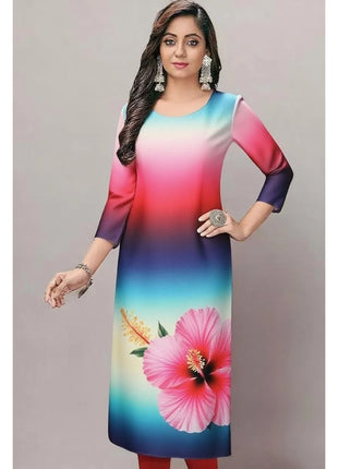 Muslim Dress Kurt Women's Fashionable And Elegant Straight Tube Casual Colorful Slit hem Abito Donna Musulmana Turkish Abaya