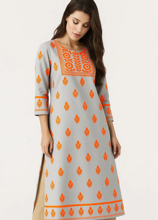 Muslim Dress Kurt Women's Fashionable And Elegant Straight Tube Slit hem Colorful Islamic Clothing For Women Girls Prayer Dress