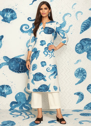 Muslim 2026 Women's Kurt Fashionable And Elegant Straight Tube Casual Peacock Pattern Flowers Comfortable Dress Abayas Femme