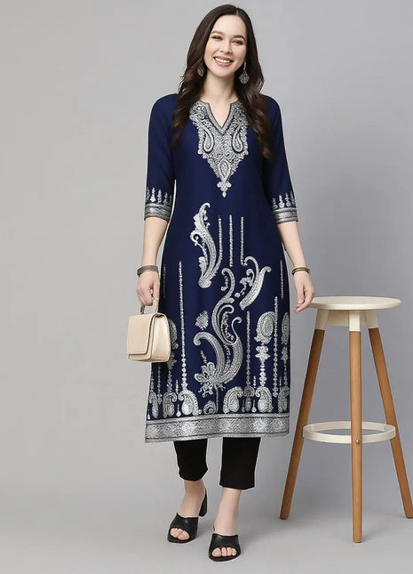 Muslim Women Casual Fashionable Comfortable Kurt Dress Straight Tube Ethnic All Occasions Such As Birthday Wedding Aidilfitri
