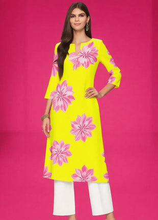 Muslim Women's Kurt Casual Fashion Dress Straight Tube Casual Ethnic Flower Muslim Fashion Long Sleeve Dresses