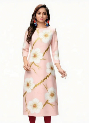 Muslim Kurtta Women's Turkish Abaya Comfortable Kurt Dress Straight Tube Slit hem Peacock Casual Ethnic Middle Eastern Arabic