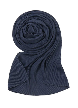 Big Size Pleated Chiffon Hijab Scarf for Muslim Women Turban Pashmina Shawls and Scarves Women Bandana Headband Hijabs Headscarf