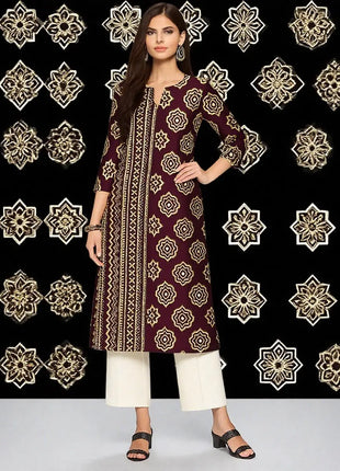 Muslim Women Kurt Casual Dress Long Sleeve Straight Casual Ethnic Flower Mandarin National Style Caftan Marocain Femme