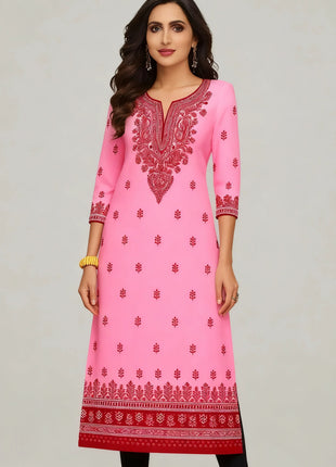 Muslim 2026 Kurtta Women's Fashionable Comfortable Dress Straight Tube Abito Donna Musulmana Islamic National style Slit hem