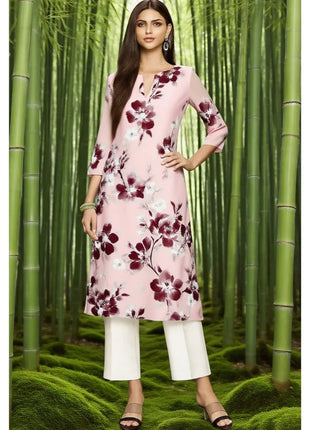 Muslim Dress Kurt Women's Fashionable And Elegant Long Sleeved Straight Tube Casual Flowers Color Pattern Abaya Luxury