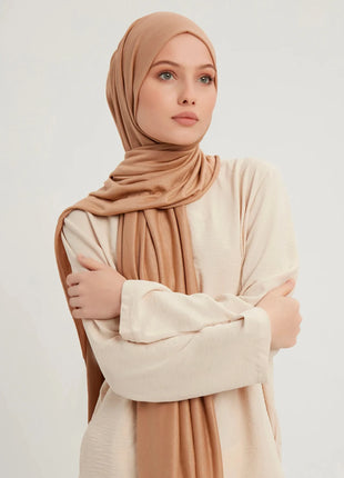 Premium Modal Cotton Jersey Hijab Scarf Muslim Long Shawl Women Plain Soft Turban Tie Head Wraps Africa Female Headband 170x60cm