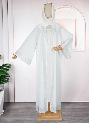 Open Abaya Dubai Kaftan Muslim Cardigan Abayas Dresses for Women 2025 Casual Kimono Robe Femme Caftan Turkish Islamic Clothes