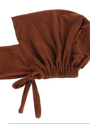 1PC Hijab Undercap for Women,Islamic Muslim Full Cover Face Veil Silk Fabric Turban Cap Underscarf Ramadan Accessory Daily Wear