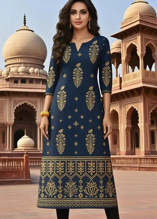 Muslim Peacock Kurtta Women's Casual Fashion Dress Long Sleeved Straight Tube Casual Ethnic Flower Abaya Musulmane Modest Dress