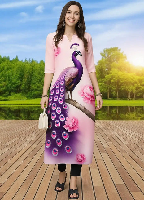 Muslim Kurtta Women Casual Fashion Dress Straight Tube Casual Ethnic Vetement Femme Peacock National style Kaftan Dress Moroccan