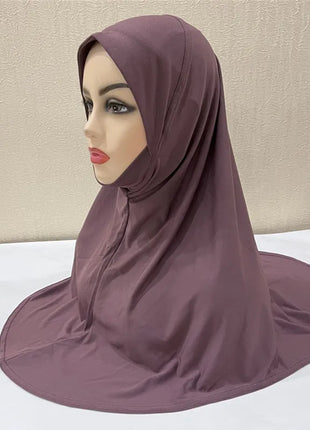 BOHOWAII Muslim Islamic Modal Hijab Scarf Instant Hijabs Headscarfs for Women Long Scarves Head Wrap Shawl Bonnet Hijabe Femme