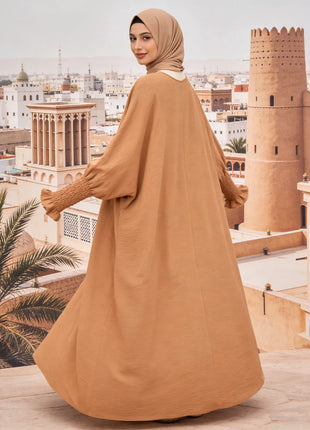 Minimalist Black Front-Zip Plain Abaya Maxi Dress Women Muslim Egyptian Kaftan Ramadan Jalabiya Islam Saudi Arabic Outfits 2025