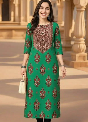 Muslim Kurt Women's Fashion Comfortable Dress Straight Tube Ethnic Vestiti Marocchini Donna Abito Donna Musulmana Slit hem