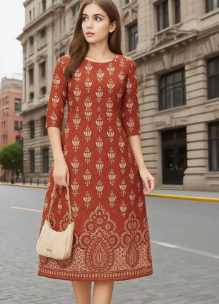 Muslim 2026 Dress Kurt Women Fashionable And Elegant National Style Straight Tube Casual Slit hem Abito Donna Turkish Abaya