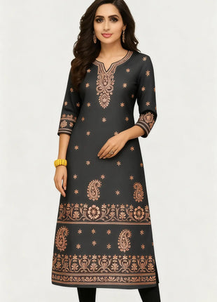 Muslim 2026 Dress Kurt Women's Fashionable And Elegant Long Sleeved Straight Tube Casual Modest Dress Dubai Moroccan Kaftan