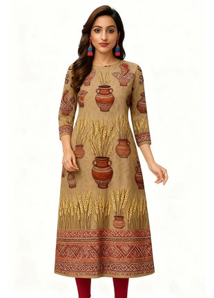 Women's Kurt Fashionable And Elegant Muslim Kurtta Straight Tube Casual Comfortable Dress 2026 Abito Donna Musulmana Slit hem