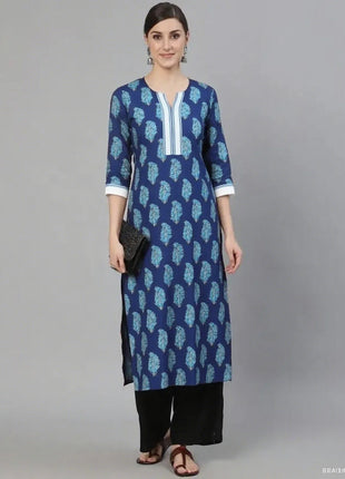 Muslim Women Kurt Casual Dress Long Sleeve Straight Casual Ethnic Flower Mandarin 3D Design Suitable Morocco Marokkaanse Kaftan