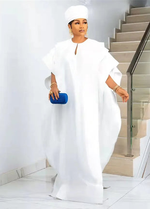 Velvet African Dresses for Women Evening Party Dress Dashiki Africa Clothing Long Robe Dubai Moroccan Flare Sleeve Nigeria Gown