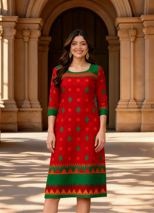 Muslim Peacock Kurtta Women Casual Fashion Dress National style Straight Tube Casual Ethnic Abito Donna Musulmana Turkish Abaya