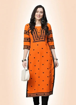 Muslim Kurt Flowers Women's Fashion Comfortable National style Straight Casual Ethnic Vestidos Slit hem Abito Donna Musulmana