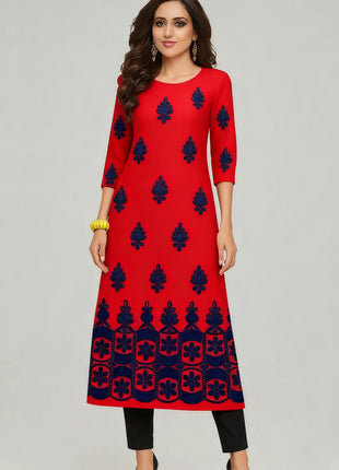 Muslim Dress Kurt Women's Fashionable Straight Tube 2026 National style Slit hem Multiple National Style Abito Donna Musulmana