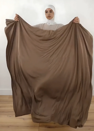 145*145cm Large Size Jersey Modal Square Scarf Stretchy Muslim Instant Hijab Layer Khimar Eid Islamic Women Prayer Headscarf