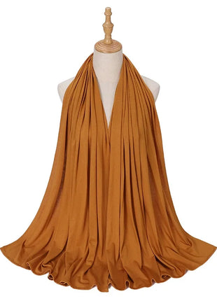 Big Size Jersey Hijabs for Woman Turban Mercerized Cotton Hijab Scarf Shawl Turbans for Women Headscarf Scarves Ramadan Foulard