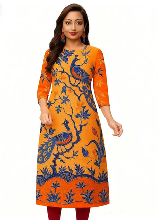 Muslim Kurtta Women's Turkish Abaya Comfortable Kurt Dress Straight Tube Slit hem Peacock Casual Ethnic Middle Eastern Arabic