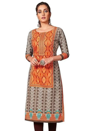 Muslim Dress Kurt Women's Fashionable And Elegant Long Sleeved Straight Tube Casual RSlit Hem Flowers Pattern Noble Skirt 2026