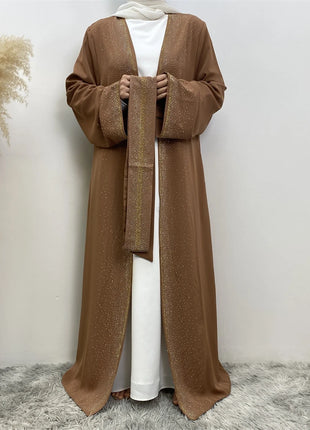 Ramadan Eid Dubai Open Black Muslim Kimono Abaya Damen Turkey Islam Abayas For Women Dress Kebaya Robe Femme Musulmane Kaftan