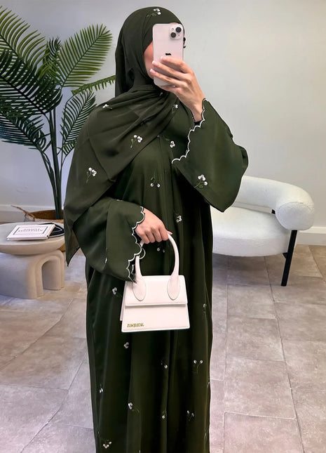 Eid Women Abaya Muslim Cardiagn Dress Prayer Embrodery Open Caftan Abayas Dubai Party Dresses Kaftan Robe Longue Vestidos Largos