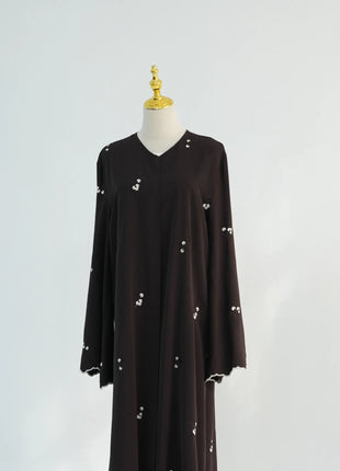 Eid Women Abaya Muslim Cardiagn Dress Prayer Embrodery Open Caftan Abayas Dubai Party Dresses Kaftan Robe Longue Vestidos Largos