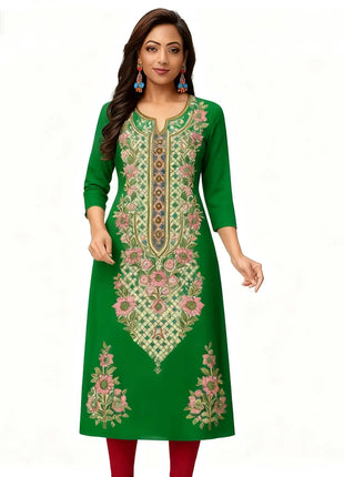 Muslim Dress Kurt Women's Fashionable Slit hem Straight Tube Casual Elephant Women Dress Turkish Abaya Abito Donna Musulmana
