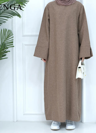 2024 New Dubai Abaya for Muslim Women Eid Ramadan Modest Dress Türkiye Loose Large Elegant Dress Gown Female Islam Clothing