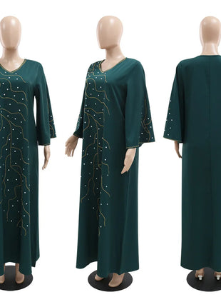Caftan Eid Elegant Muslim Women Dress Ramadan Party Dubai Abaya Turkey Islam Long Evening Dresses Musulmane Elegant Vestidos