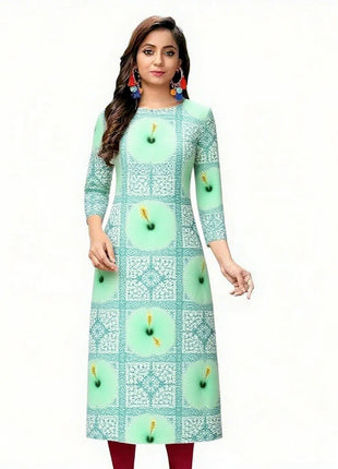 Dress Kurtta Women Fashionable Straight Tube Casual Bright Slit hem Flowers Patterns Robe Arabe Robe Traditionnelle Arabe Muslim
