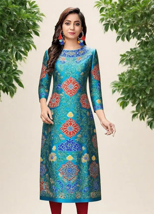 Muslim Red Women's Casual Fashionable Comfortable Straight Tube Casual Ethnic Peacock National style Abito Donna Musulmana