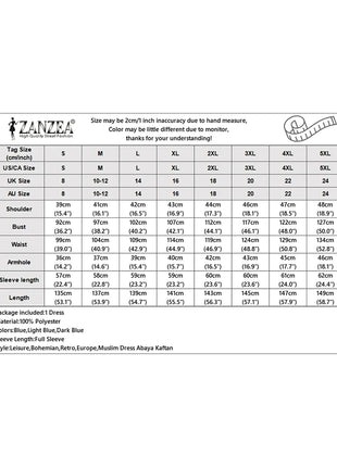 ZANZEA Women Vintage Muslim Abaya Dress 2024 Autumn Sundress Casual Long Sleeve Solid Maxi Long Vestidos Kaftan Islamic Clothing