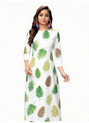 Muslim Kurtta Women's Fashionable Comfortable Kurt Dress 2026 Straight Tube Slit hem Casual Ethnic Middle Eastern Arabic Dress