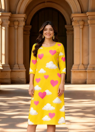 Muslim Kurtta Women's Casual Fashion Dress National style Straight Tube Casual Turkish Abaya Kaftan Moroccan Slit hem Robe