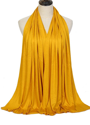 Premium Modal Cotton Jersey Hijab Scarf Muslim Long Shawl Women Plain Soft Turban Tie Head Wraps Africa Female Headband 170x60cm