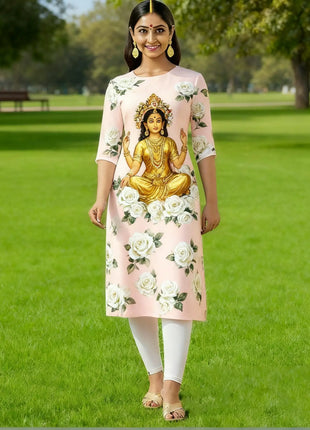 Muslim Dress Kurtta Women Fashionable Elegant National Style Straight Tube Slit hem Abito Donna Islamic Clothing For Women