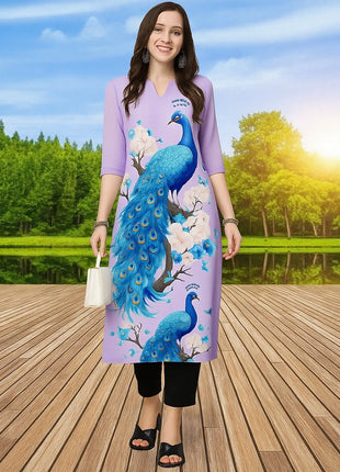 Muslim Kurtta Women Casual Fashion Dress Straight Tube Casual Ethnic Vetement Femme Peacock National style Kaftan Dress Moroccan