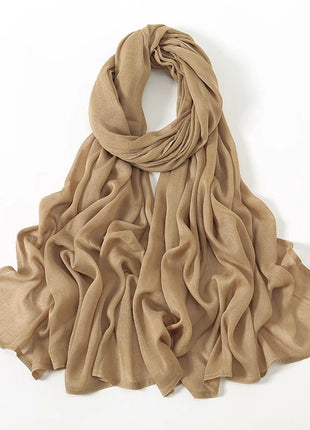 Fashion Modal Hijab Rayon Cotton Shawls Muslim Hijabs For Women Plain Scarf Big Size Headscarf Islamic Turban Headband 190*85cm