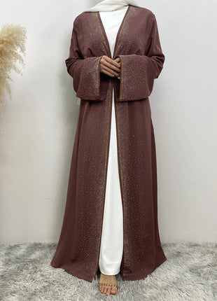 Ramadan Eid Dubai Open Black Muslim Kimono Abaya Damen Turkey Islam Abayas For Women Dress Kebaya Robe Femme Musulmane Kaftan